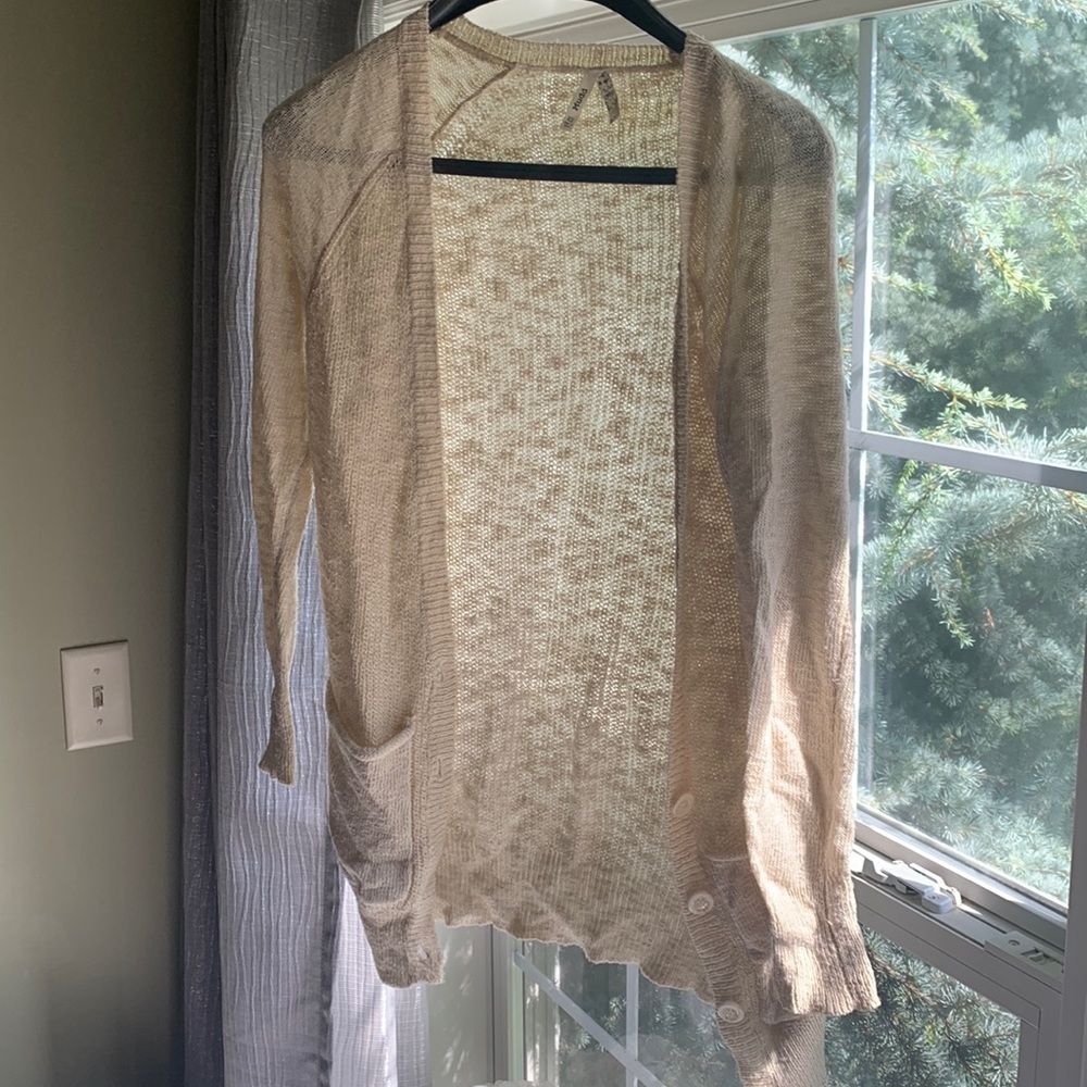 Cream cardigan